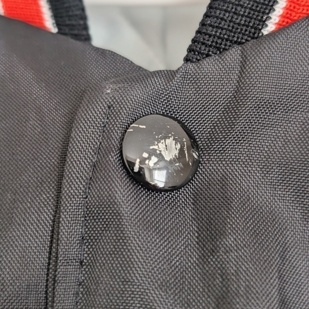 Harwell Sports Vintage 80s Sporty Patchwork Colorado Varsity Nylon Bomber Jacket - Picture 7 of 9